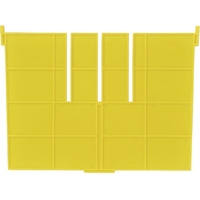 ＤＩＣプラスチック F型コンテナF-17用短手用仕切板 243×183 黄 イエロー183F-172434 FC261GD-5011787