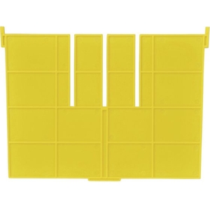 ＤＩＣプラスチック F型コンテナF-17用短手用仕切板 243×183 黄 イエロー183F-172434 FC261GD-5011787-イメージ1