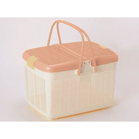 サンコープラスチック リオバスケット NO.5 アースベージュ FCF418T-11708