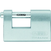 ＡＢＵＳ カンヌキ式シリンダー南京錠 TITALIUM 98TI／90 FC186EZ-2013510