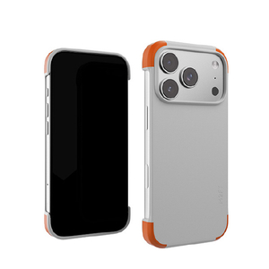 MOFT iPhone18 Pro　Max用 ﾊﾞｲｶﾗｰｹｰｽ ミスティグレーＸサンライズオレンジ MD023-1-I18PM-MCGYSROG-イメージ2