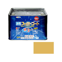 アサヒペン 水性スーパーコート 5L ハーベストイエロー FC510NV