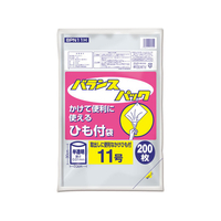オルディ バランスパック ひも付 半透明 11号 200枚 FC78954-BPN11H