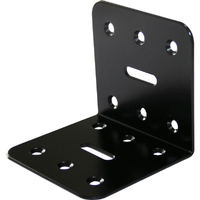 トラスコ ２ｘ４サポート 黒粉体塗装 Ｌ字金具 24S-877BK