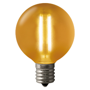 エルパ LED電球 E17口金 全光束240lm(2．1W ミニボール電球形)キャンドル色 LDG2CC-G-E17-F602-イメージ5