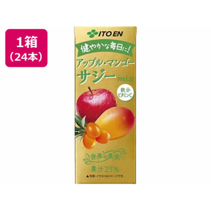 伊藤園 アップル・マンゴー サジーmix 紙パック 200mL×24本 FC712TE-イメージ1