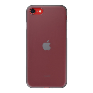 パワーサポート iPhone SE(第3世代)/SE(第2世代)/iPhone 8用Air jacket Smoke matte PSBY-70-イメージ4