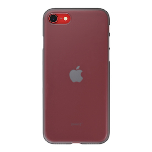 パワーサポート iPhone SE(第3世代)/SE(第2世代)/iPhone 8用Air jacket Smoke matte PSBY-70-イメージ4