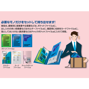 コクヨ ポケットファイルα〈ノビータα〉A4タテ 6ポケット 透明 F886684-ﾗ-NF6T-イメージ2