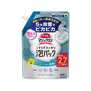 KAO トイレマジックリン こすらずスッキリ泡パック シトラス 詰替 660mL FCE107L-イメージ1