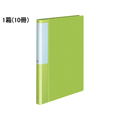 コクヨ クリヤーブック POSITY 固定式A4 40ポケットライトグリーン10冊 1箱(10冊) F826240-P3ﾗ-L40NLG