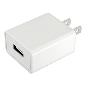 ラスタバナナ USB1ポート AC充電器 2A ホワイト RACA2A03WH-イメージ1