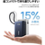 Baseus PicoGo モバイルバッテリー 45W 10000mAh USB-Cケーブル内蔵 Cosmic Black P1007680312300-イメージ3