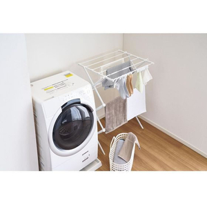 ＬＩＶ ＰＬＵＳ ベストコ 物干し 幅81×奥行60×高さ103cm ホワイト FCE418W-NY-321-イメージ10