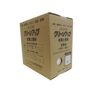 フジワラ化学 プレミアム珪藻土壁材 3坪 ホワイト FCE975Z-イメージ1