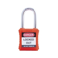 IFAM/ロックアウト用南京錠 スチール製シャックル オレンジ 0 44900 FC437VC-3860949