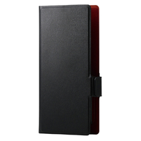 エレコム 手帳型マルチスマホケース/薄型/Sサイズ ブラック P-06PLFUBK