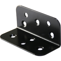 トラスコ ２ｘ４サポート 黒粉体塗装 Ｌ字金具 24S-833BK