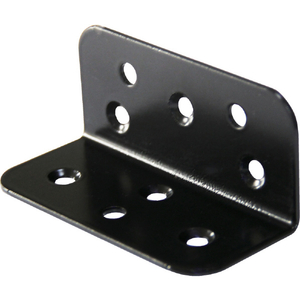 トラスコ ２ｘ４サポート 黒粉体塗装 Ｌ字金具 24S-833BK-イメージ1