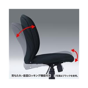 サンワサプライ OAチェア（ブルー） ブルー SNC-T148BL-イメージ2