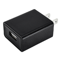 ラスタバナナ USB1ポート AC充電器 2A ブラック RACA2A03BK