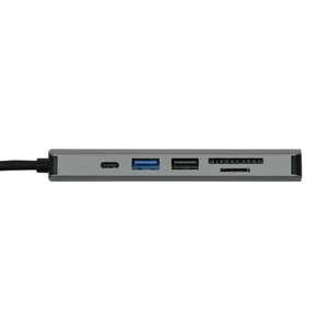 グリーンハウス USB Type-C ドッキングステーション シルバー GH-MHC6A-SV-イメージ2