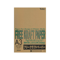 SAKAEテクニカルペーパー フリークラフトペーパー A3 ブラウン 50枚×10冊 FC48259-FK-A3-BR