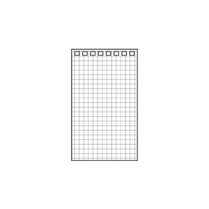 リヒトラブ ツイストノート(メモサイズ)専用リーフ 5mm方眼罫 40枚 F863610-N-1660S-イメージ1