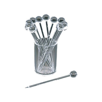 アクリル カクテルピックセット 12本入 4451 FC457LT-6756000