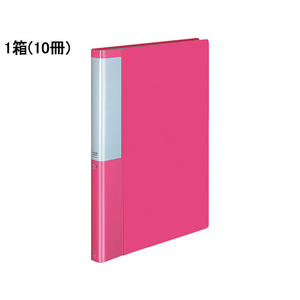 コクヨ クリヤーブック POSITY 固定式A4 40ポケット ピンク 10冊 1箱(10冊) F826241-P3ﾗ-L40NP-イメージ1