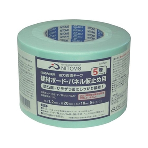 ニトムズ 強力両面テープ建築ボード・パネル仮止め用 5巻 FC431GT-4417925-イメージ1