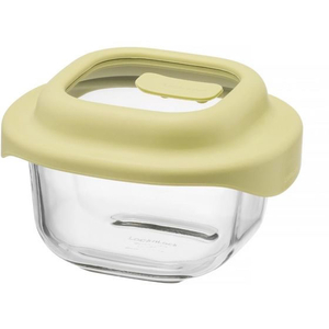 ＬＩＶ ＰＬＵＳ ベストコ ガラス 保存容器 500mL イエロー ロック&ロック FCE423W-LNG481-イメージ1