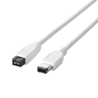 エレコム IE-961WH FireWireケーブル(9ピン-6ピン) 1m