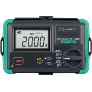 共立電気計器 4105DL デジタル接地抵抗計 20／200／20000.01AC／DC300ソフトケース FC905JA-1760457-イメージ2