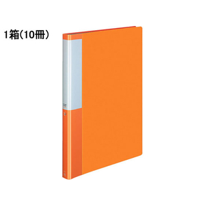 コクヨ クリヤーブック POSITY 固定式A4 40ポケット オレンジ10冊 1箱(10冊) F826242-P3ﾗ-L40NYR-イメージ1