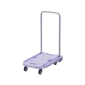 トラスコ中山 TRUSCO 樹脂台車 こまわり君 省音G車輪  パープル FC141GZ-8186979-イメージ1