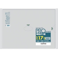 日本サニパック スタンダードポリ袋17号(0.03mm) FC772GF-4036328