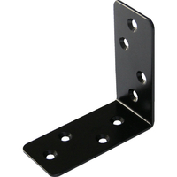 トラスコ ２ｘ４サポート 黒粉体塗装 Ｌ字金具 24S-377BK