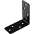 トラスコ ２ｘ４サポート 黒粉体塗装 Ｌ字金具 24S-377BK-イメージ1