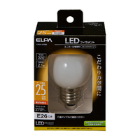 エルパ LED電球 E26口金 全光束270lm(2．1W ミニボール電球形)電球色相当 LDG2L-G-F650