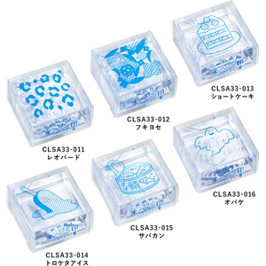 キングジム 透明スタンプ 氷印 サバカン FCJ362T-CLSA33-015-イメージ9
