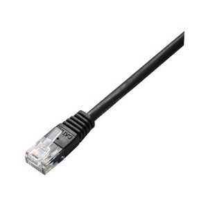 エレコム Cat5e準拠LANケーブル(5m) ブラック LD-CTN/BK5 エレコム Cat5e準拠LANケーブル(5m) ブラック LD-CTN/BK5