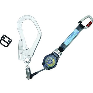 藤井電工 ハーネス用ランヤード SRリトラ グレイ15165015 FC960FB-1635031-イメージ1