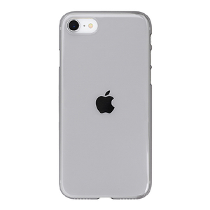 パワーサポート iPhone SE(第3世代)/SE(第2世代)/iPhone 8用Air jacket Clear Black PSBY-73-イメージ5