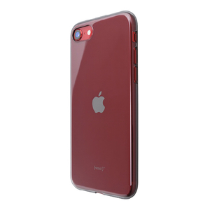 パワーサポート iPhone SE(第3世代)/SE(第2世代)/iPhone 8用Air jacket Clear Black PSBY-73-イメージ7