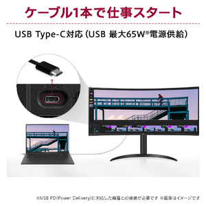 LGエレクトロニクス 34型液晶ディスプレイ 34WR55QK-B-イメージ4