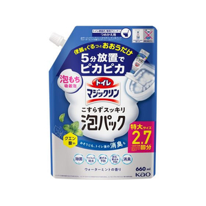 KAO トイレマジックリン こすらずスッキリ泡パック ミント 詰替 660mL FCE110L-イメージ1