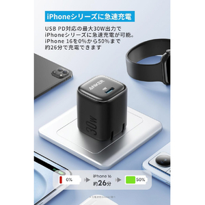 Anker Anker Zolo Charger (30W) ブラック A2698N11-イメージ2