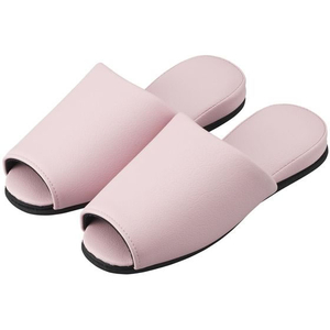 マツヨシ スリッパ(抗菌パステル)前開 抗菌 ピンク HP-45 12足 FCG625C-24-6112-0001-イメージ1