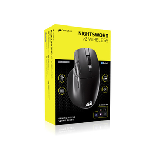 コルセア CORSAIR NIGHTSWORD v2 WIRELESS SD Stream Deck ゲーミングマウス ブラック CHR-931E010-WW-イメージ20